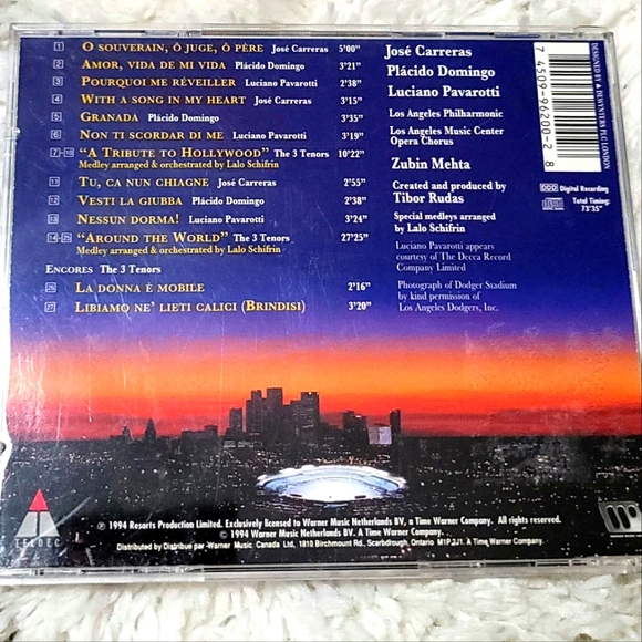 CD - The 3 Tenors in Concert 1994 - Picture 2 of 3